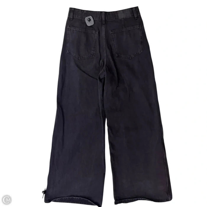 Jeans Wide Leg By Madewell In Black Denim, Size: 4