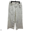Jeans Wide Leg By Peace Love World In Cream, Size: 10