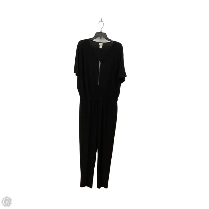 Jumpsuit By Chicos In Black, Size: L