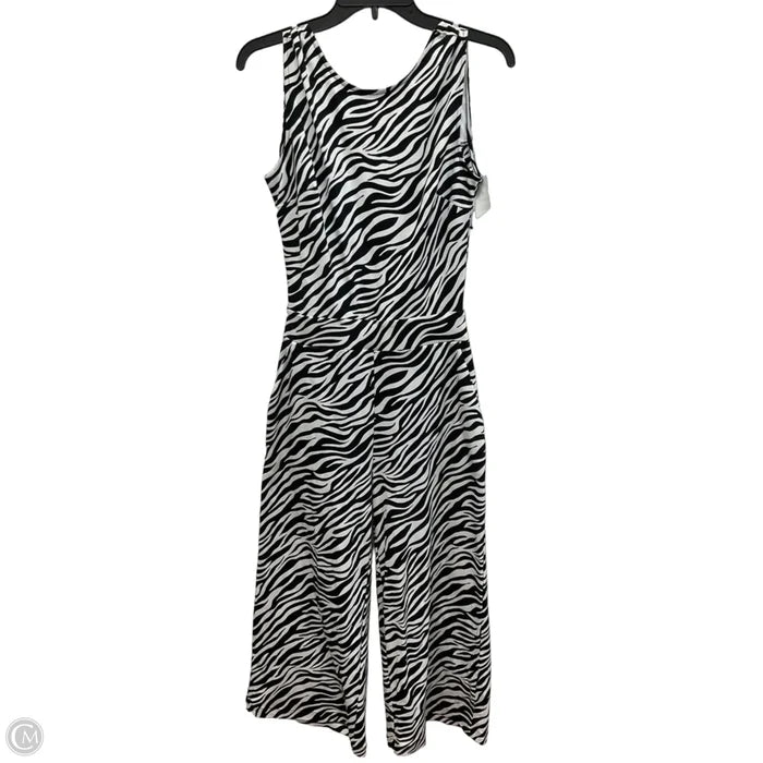 Jumpsuit By New York And Co In Zebra Print, Size: S