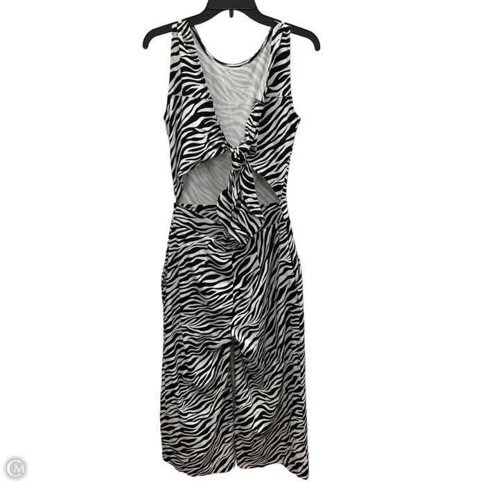 Jumpsuit By New York And Co In Zebra Print, Size: S
