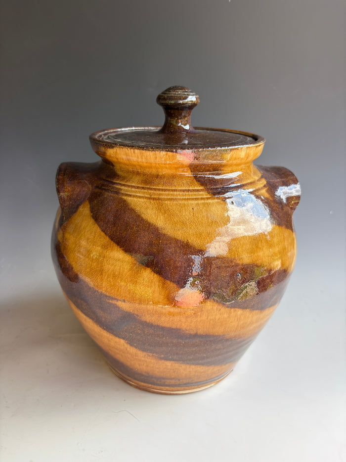Kim Ellington swirl  pieces - Cannister