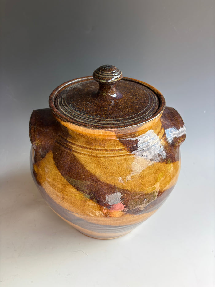 Kim Ellington swirl  pieces - Cannister