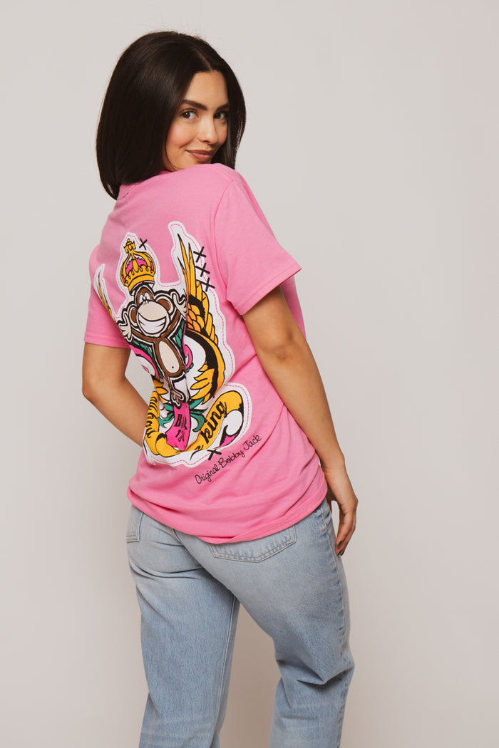King - Bobby Jack Limited Unisex T-Shirt - Pink