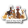 Land of the Fluffy - Sticker