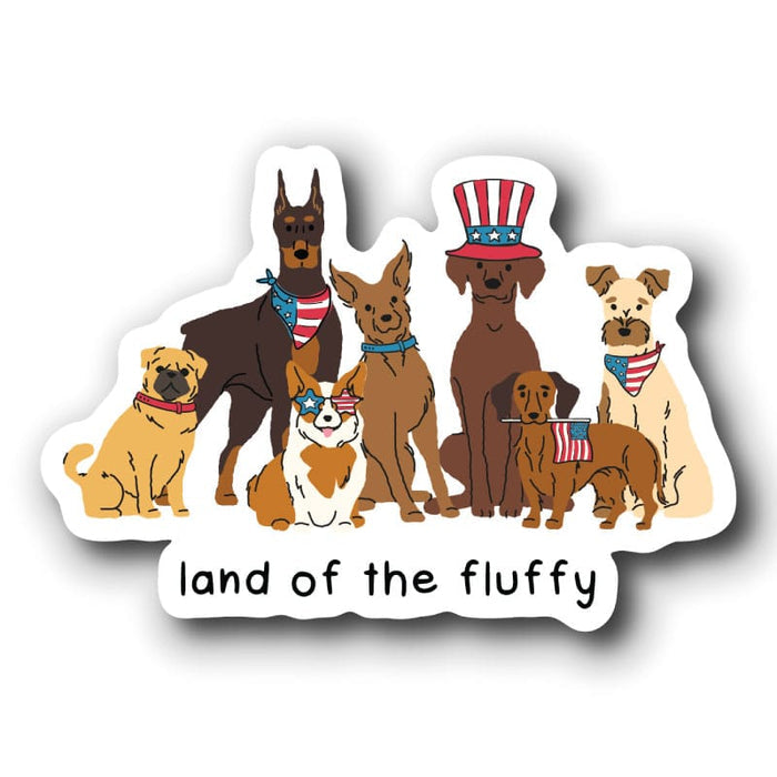 Land of the Fluffy - Sticker