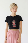 LAPOOPOO - Bobby Jack Baby Tee - Black