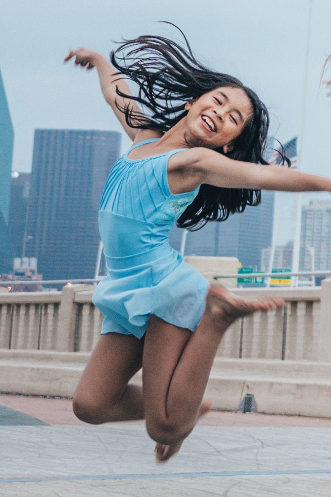Last Call: AMIE Pull-On Skirt in Core · Aqua