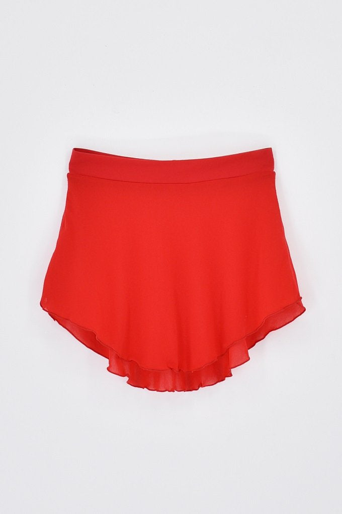 Last Call: AMIE Pull-On Skirt in Core · Cherry