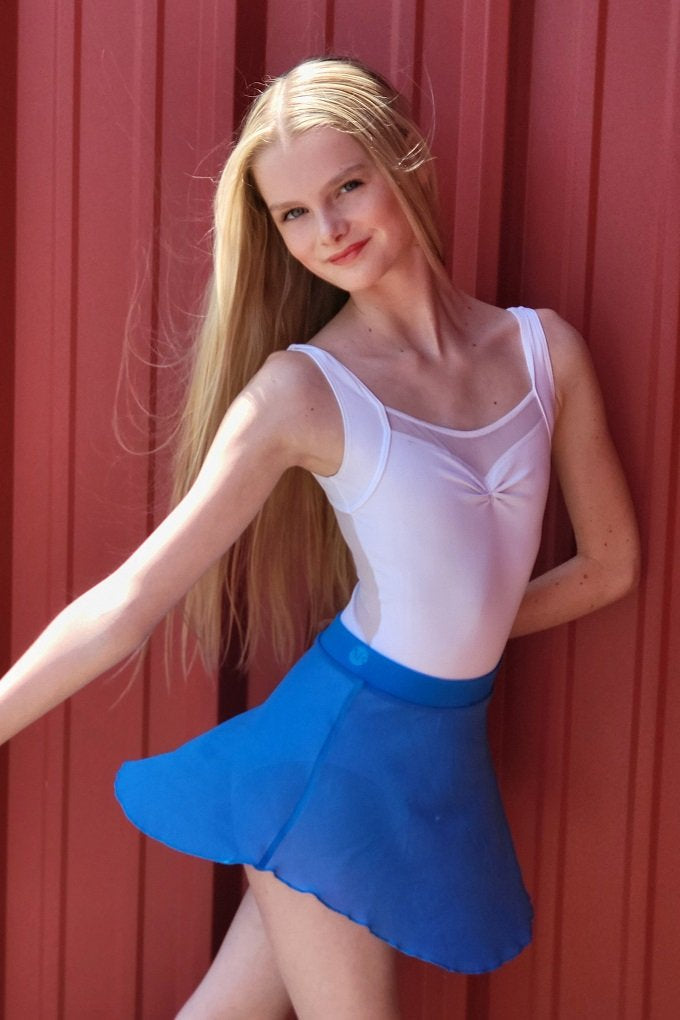 Last Call: AMIE Pull-On Skirt in Core · Royal Blue