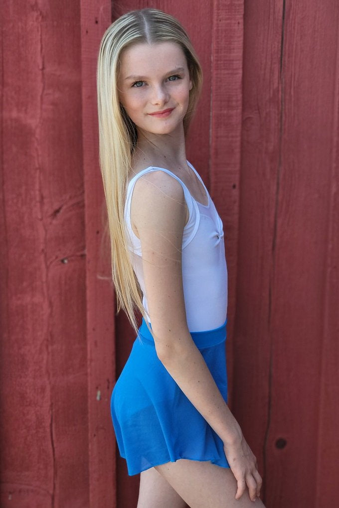 Last Call: AMIE Pull-On Skirt in Core · Royal Blue