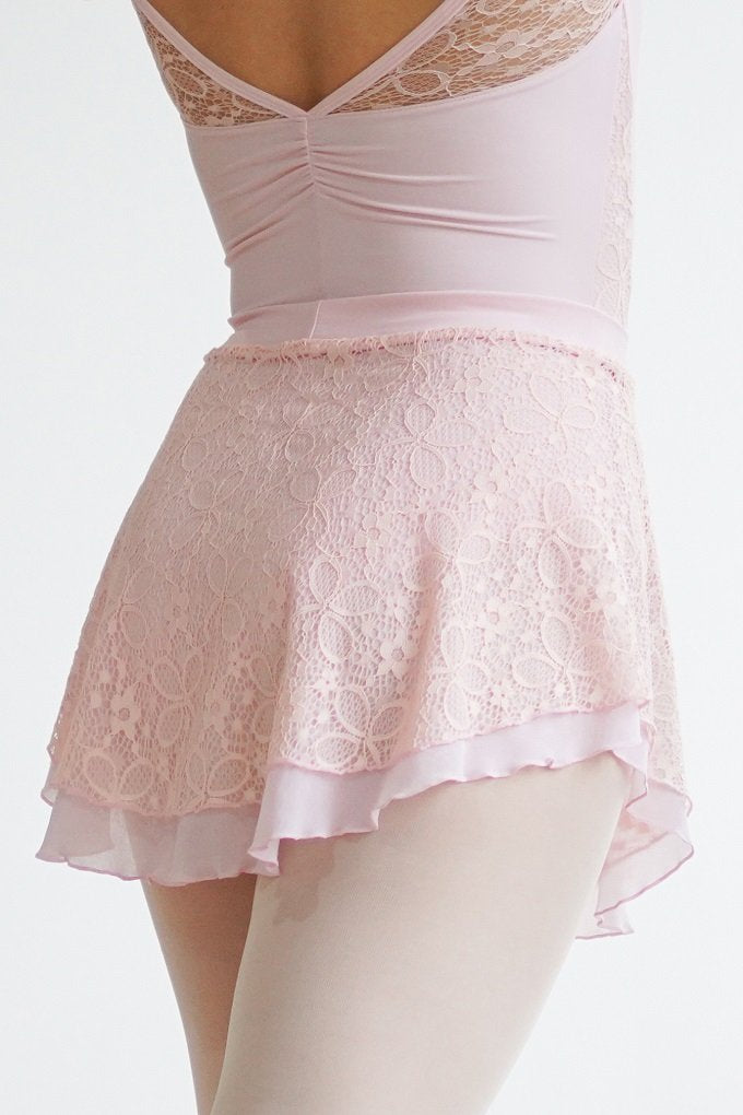 Last Call: AYLA AK2in1 Reversible Pull-on Skirt in HANA Lace · Pink