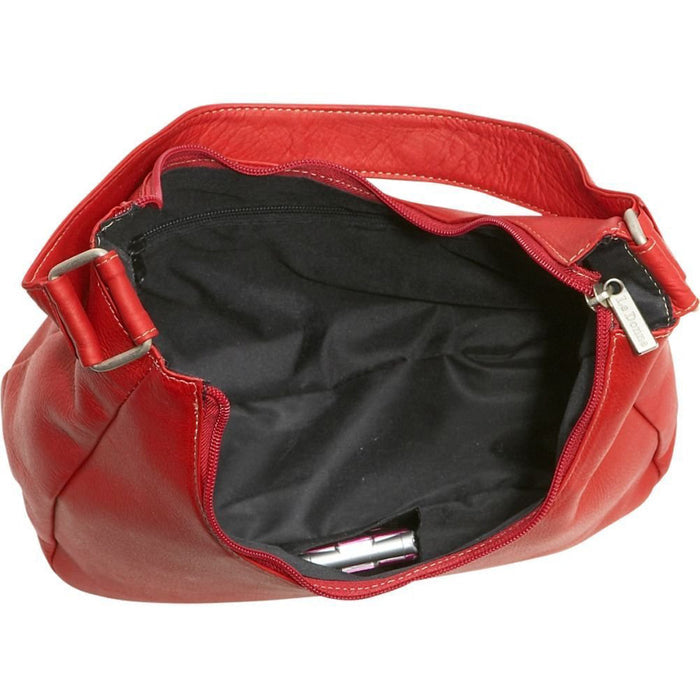 LeDonne Leather Classic Hobo Handbag - Interior