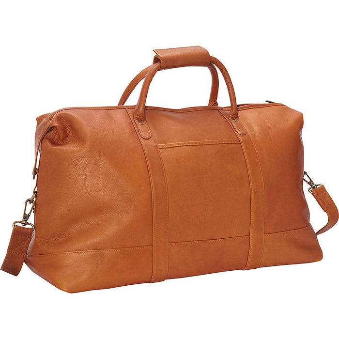 LeDonne Leather Colombian Vaquetta Classic Duffel - tan