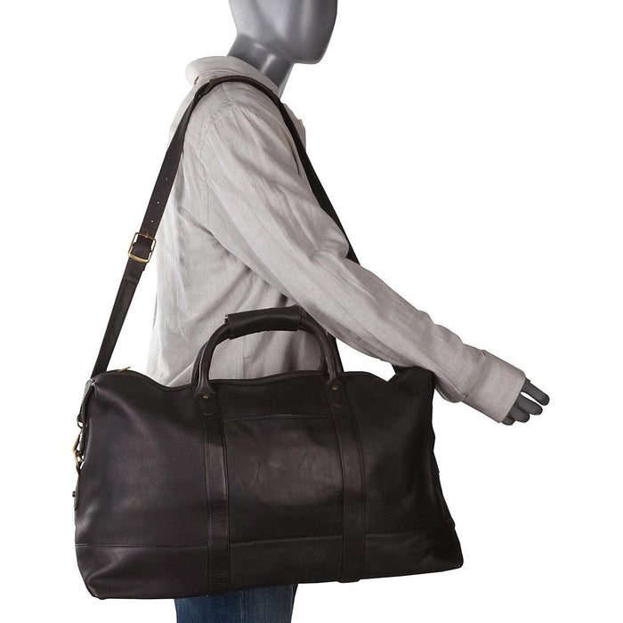 LeDonne Leather Colombian Vaquetta Classic Duffel - hanging length