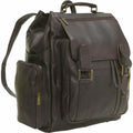 LeDonne Leather Large Traveler Backpack - cafe
