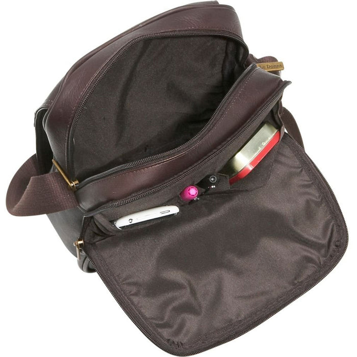 LeDonne Leather Mens Day Bag - Interior