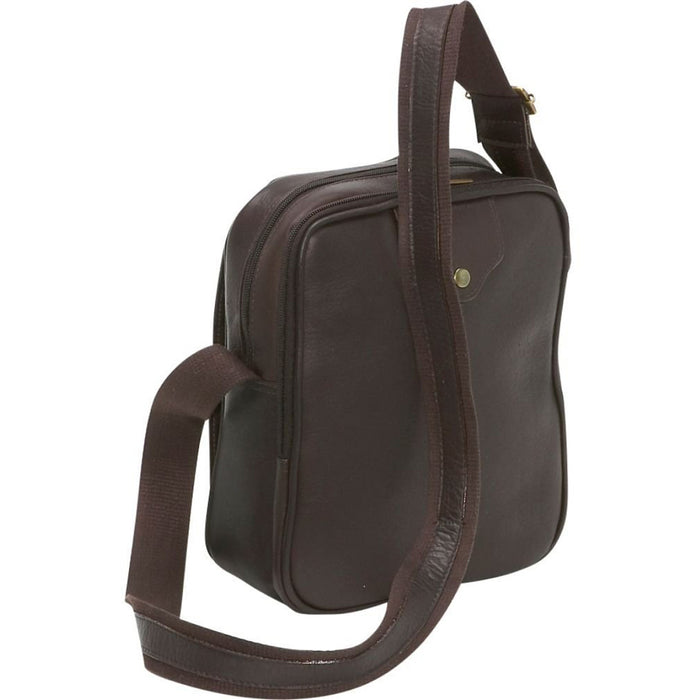 LeDonne Leather Mens Day Bag - Rearview
