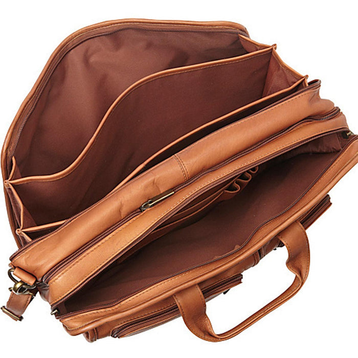LeDonne Leather Multi-Function Brief - inside