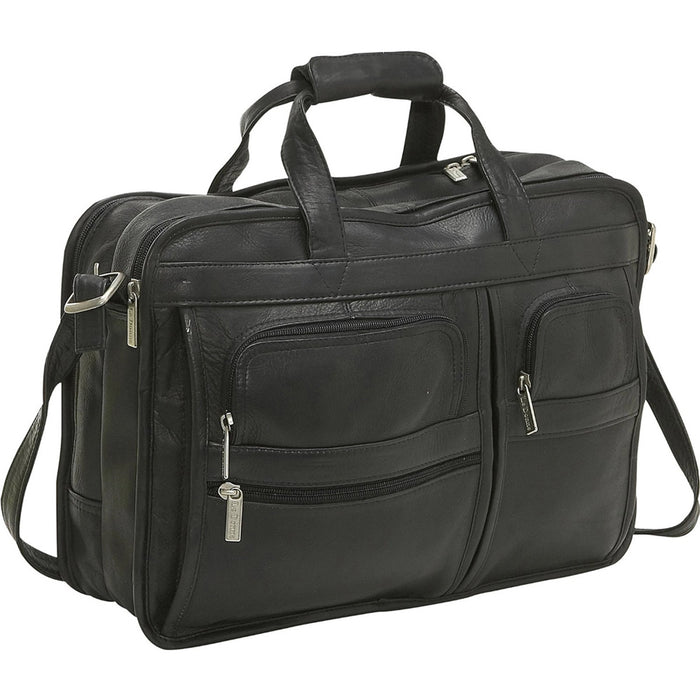 LeDonne Leather Multi-Function Brief - Frontside Black