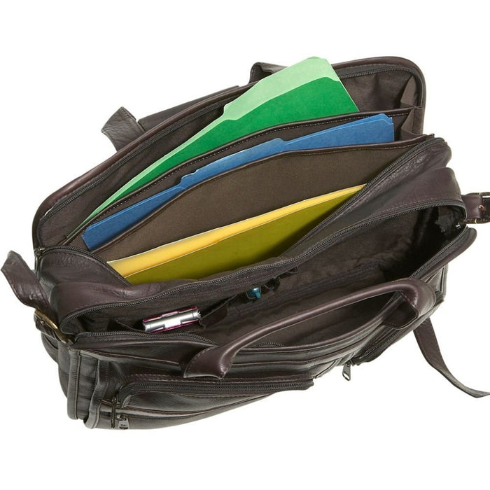 LeDonne Leather Multi-Function Brief - Interior