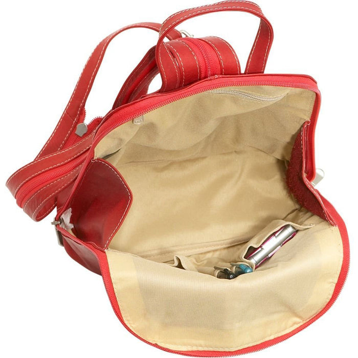 LeDonne Leather U-Zip Women's Sling/Backpack - Interior