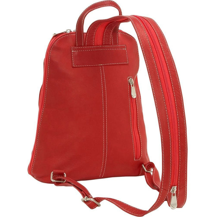 LeDonne Leather U-Zip Women's Sling/Backpack - Rearview