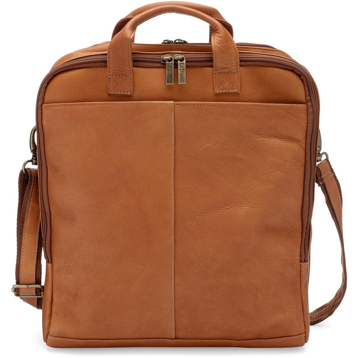 LeDonne Leather Upton Vertical Laptop Brief - back