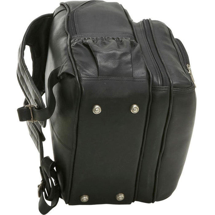 LeDonne Leather Vaquetta Large Laptop Backpack - Bottom