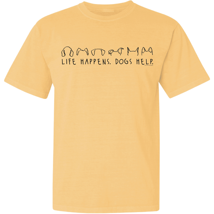 Life Happens Dogs Help - Garage Sale Classic Tee