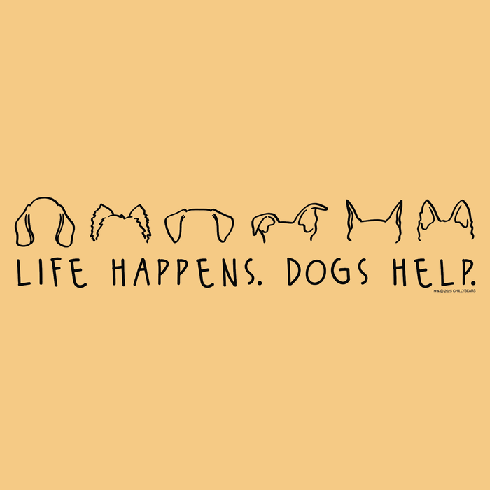Life Happens Dogs Help - Garage Sale Classic Tee