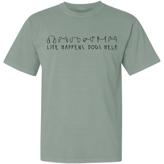 Life Happens Dogs Help - Garage Sale Classic Tee