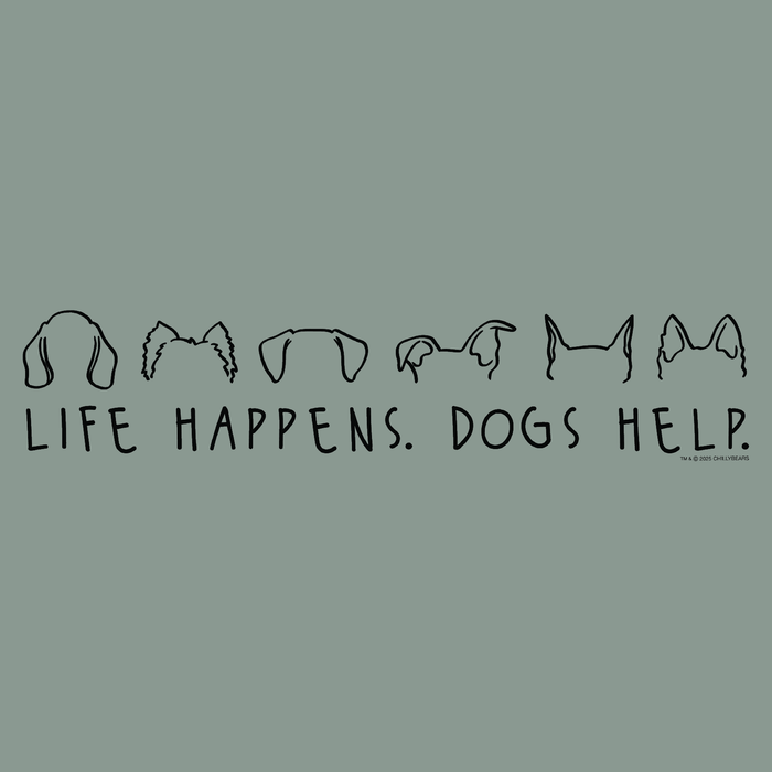 Life Happens Dogs Help - Garage Sale Classic Tee