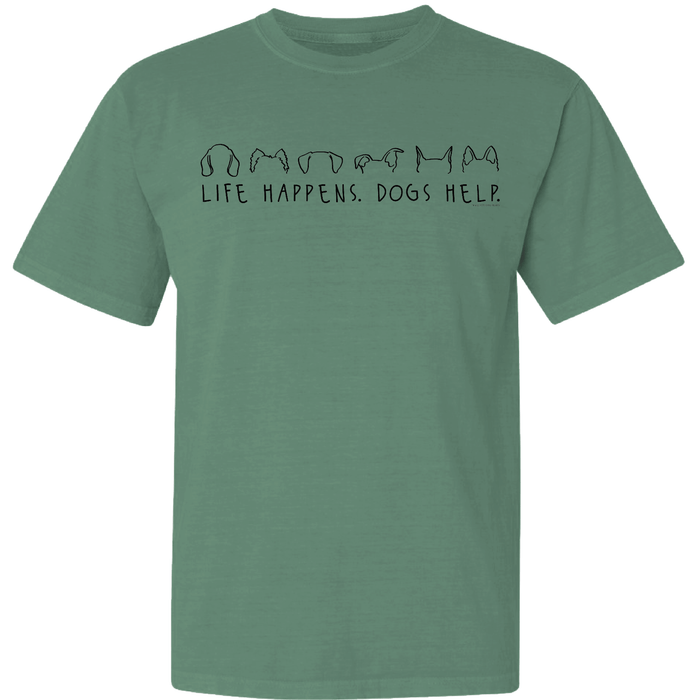 Life Happens Dogs Help - Garage Sale Classic Tee