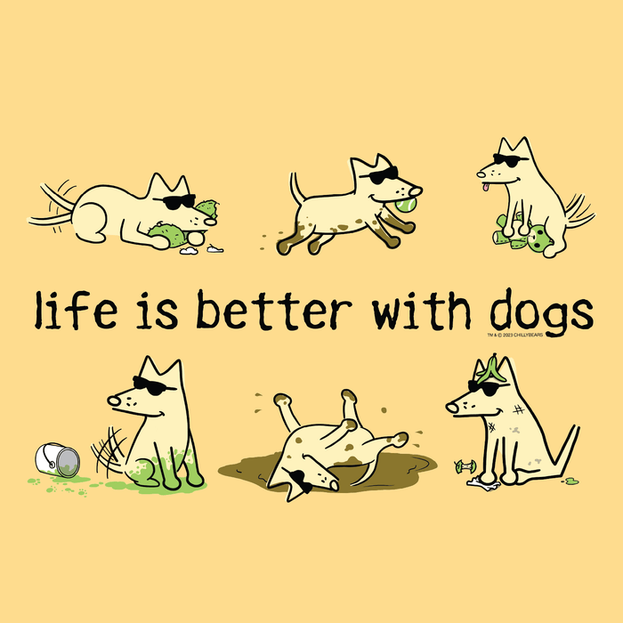 Life is Better With Dogs - Garage Sale Classic Tee