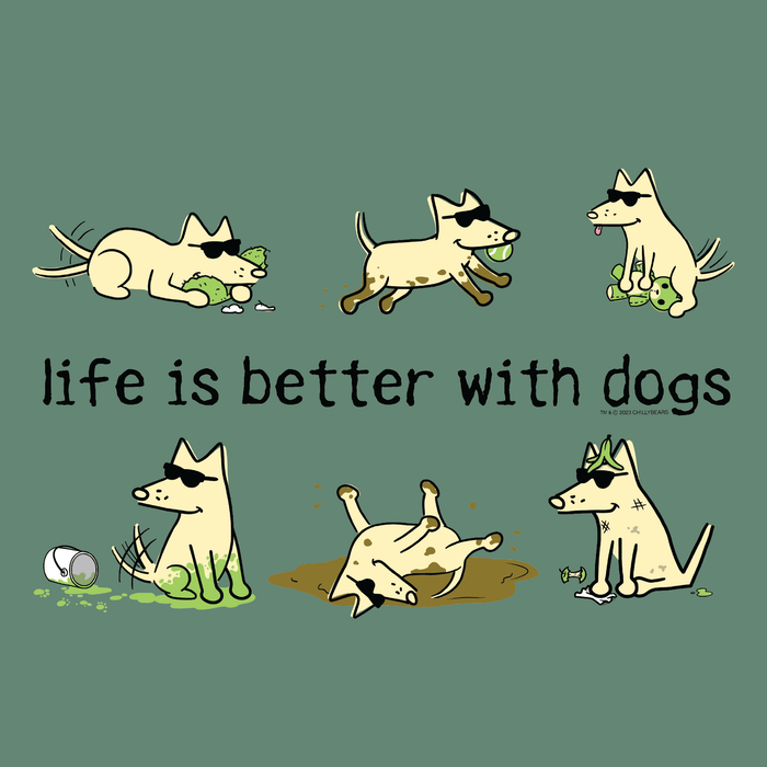 Life is Better With Dogs - Garage Sale Classic Tee