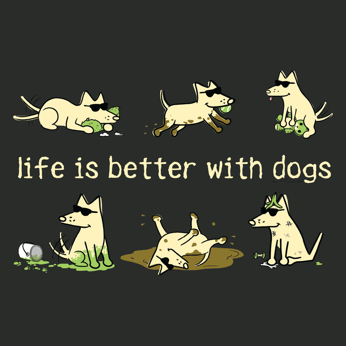 Life is Better With Dogs - Garage Sale Classic Tee