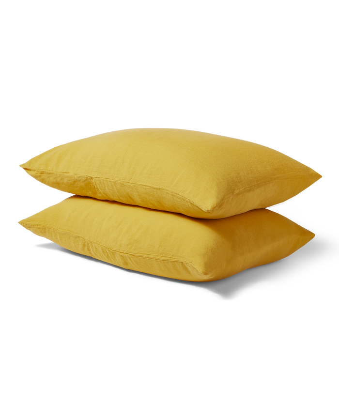 Linen Pillow Case Set - King