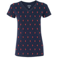 Lobster Print - Ladies T-Shirt V-Neck