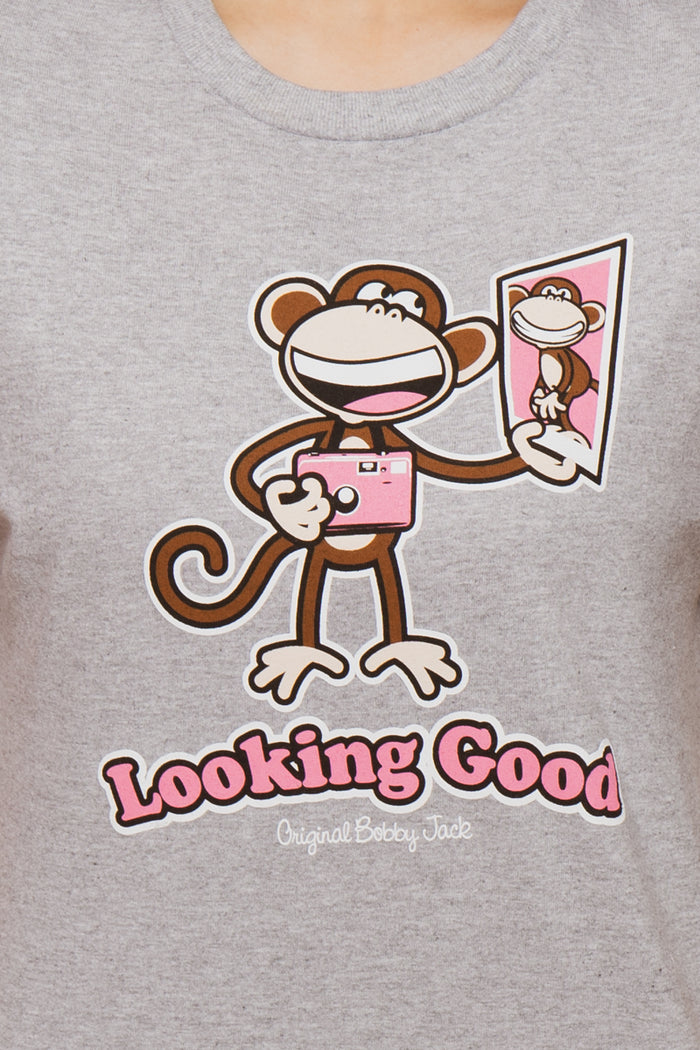 Looking Good - Bobby Jack Unisex T-Shirt - Heather Grey