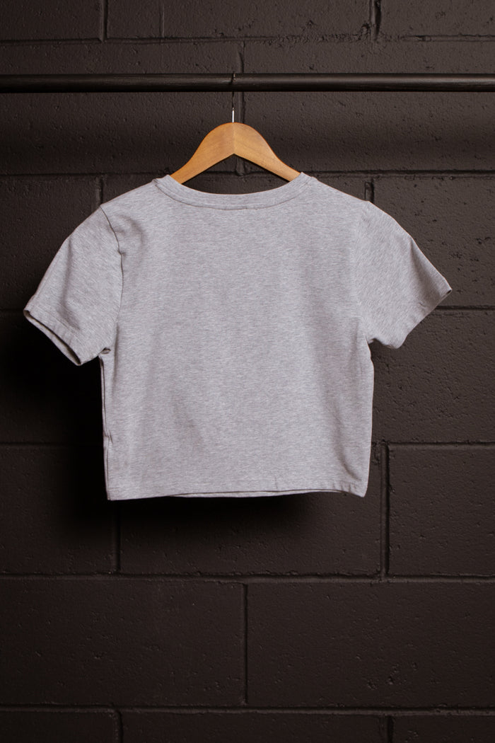 Looking Good- Bobby Jack Baby Tee - Heather Grey