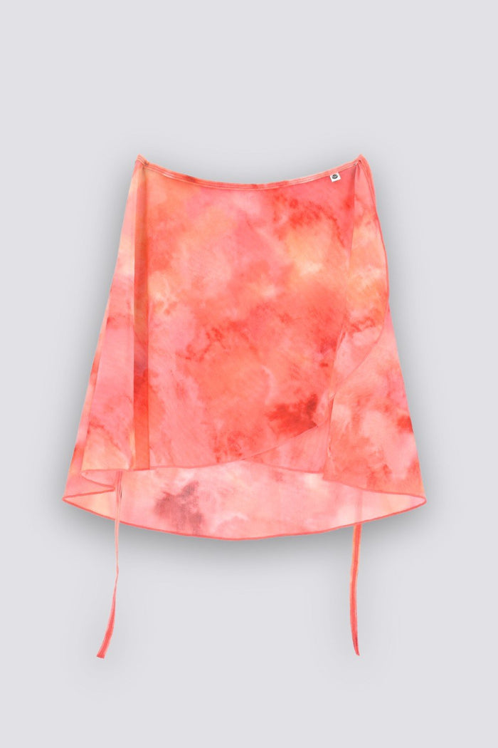 LuxMesh™ Wrap Skirt in Allure · Sunrise