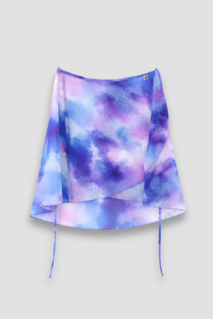 LuxMesh™ Wrap Skirt in Allure · Sunset