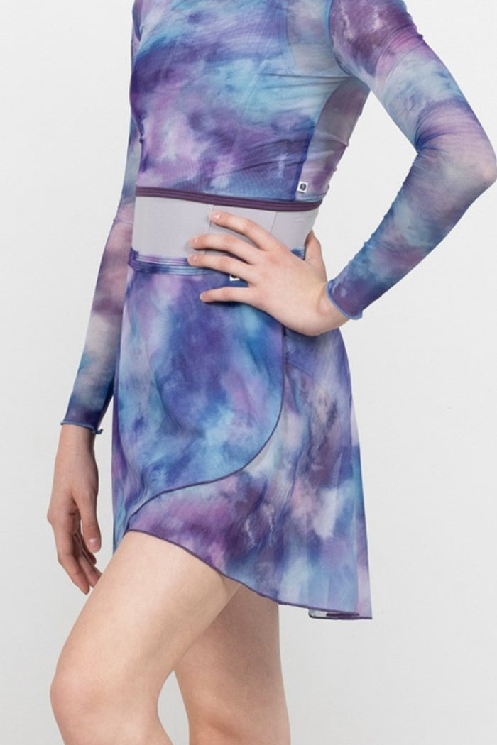 LuxMesh™ Wrap Skirt in Allure · Sunset
