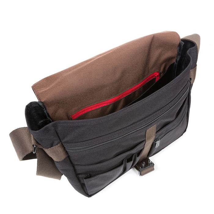 Manhattan Portage Astor Shoulder Bag w/Back Zipper Medium - Lexington Luggage