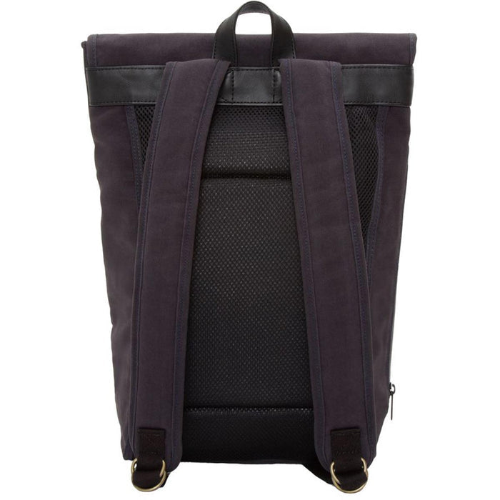 Manhattan Portage Waxed Nylon Bergen Backpack - Rearview Backpack Straps