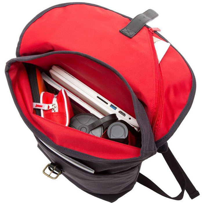 Manhattan Portage Waxed Nylon Bergen Backpack - Interior Packed