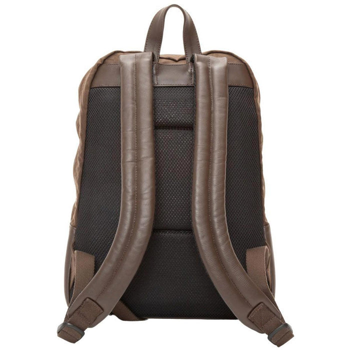 Manhattan Portage Waxed Nylon Woodhaven Backpack - Rearview Backpack Straps