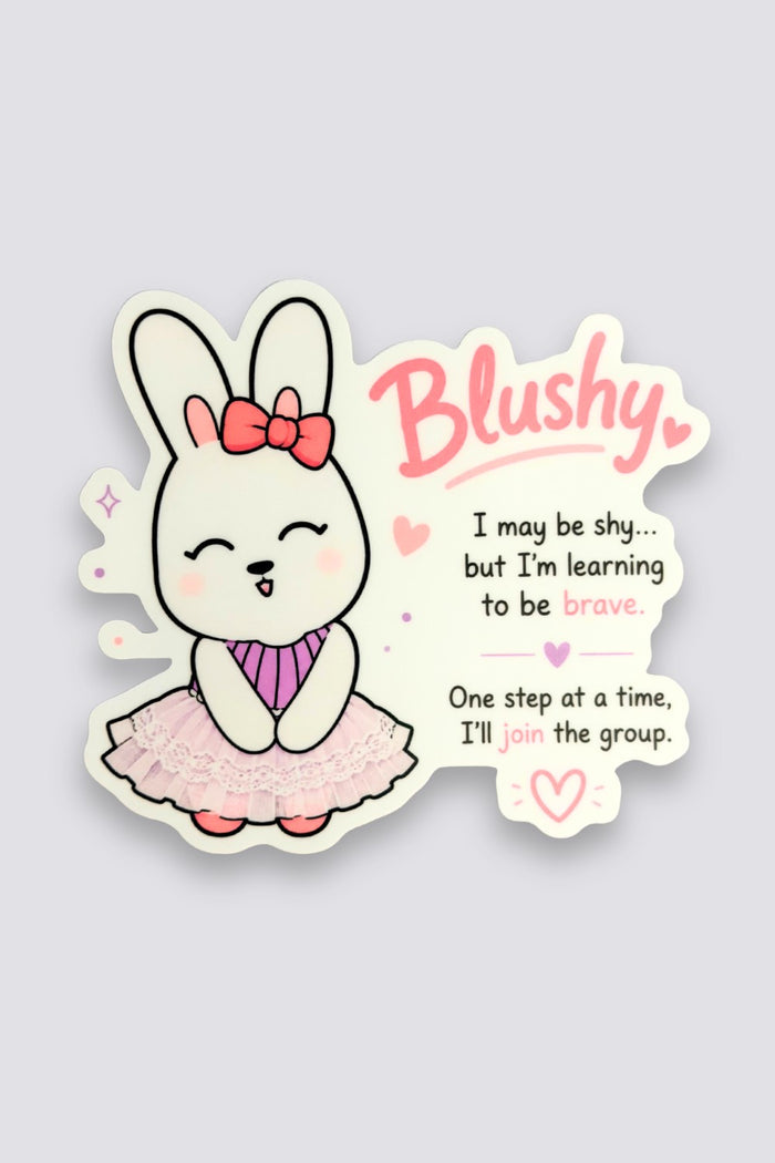 Motleyville™ Blushy Oversized Vinyl Sticker
