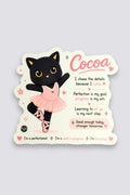 Motleyville™ Cocoa Oversized Vinyl Sticker